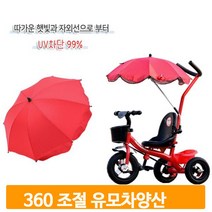 360도 각도조절 유모차 우산 햇빛 가리개 거치대, 피그린