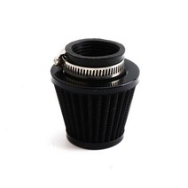 범용 38mm 오토바이 에어 필터 흡기 유도 키트 GY6 50cc 110cc 125cc ATV 먼지 자전거 액세서리, Black