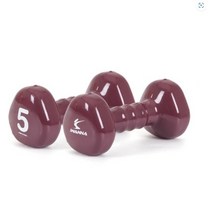 고중량 중급자용 아령 5kg 프렌치버건디 여성용아령 고무아령 휘트니스아령 요가운동아령 고급덤벨 아령셋트 피트니스아령 운동소품 어깨근육 근력강화