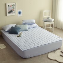 루시드슬립 팝도트 침대패드 슈퍼싱글 퀸 킹 라지킹 디럭스킹 SS/Q/K/LK/DK, 06 아쿠아 블루