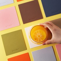 케라미카 티코스터 정사각 1p 13color, 베이지 (아이보리)