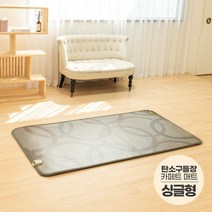사계절구들장 프리미엄 탄소매트 전기 카페트매트 싱글 15T 100x183cm, 없음