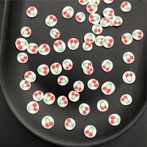 60g 과일 항목 Polymerclay 어린이 점토 뿌리 Diy/케이크 Diy 만들기/네일 아트/스크랩북 장식/공예 필러, [11] apple whole
