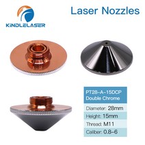 KINDLELASER 레이저 노즐 Precitec WSX HANS 파이버 레이저 커팅 헤드 용 단일/이중 레이어 Dia.28mm H15/1, 01 Single Layer_10 3.5mm