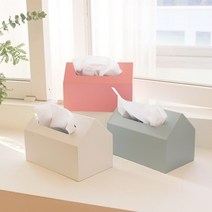 시둥마켓 +[시둥마켓]+_ 면티슈커버 벽걸이 레이스티슈커버 사각휴지케이스 식당용 장식, 스틸 하우스 휴지케이스 수납소품 인테리어장식, 핑크