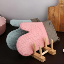 냄비 홈 베이킹용 실리콘 오븐 장갑 주방데코 홈카페용품 냄비손잡이장갑 신혼부부그릇 방열장갑 요리장갑, 그레이