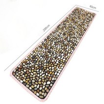 코스토프 가정용 2m 발바닥 지압판 옥돌 발 마사지 지압 매트, 50x200cm, 1개