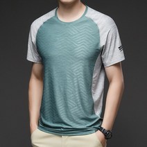 가성비전기자전거 전기전동자전거 빠른 건조 스포츠 티셔츠 남성 러닝 반팔 여름 캐주얼 야외 조깅 얇은, 01 01-Khaki Green, 01 M Fit (50-60KG)