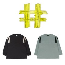 빈트릴 [빈트릴] 어깨포인트 슈퍼 오버핏 롱슬리브 티셔츠 BA231TL005