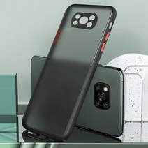 Pocco x3pro 케이스 Shockproof 무광택 실리콘 전화 poco x3 pro nfs poko x 3 3pro nfc 하드 백 커버 범퍼 코크스, [01] Poco x3 pro, [02] black