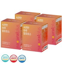 곡물 발효효소 역가수치 높은 소화효소제 유산균 함유 임산부 스틱포 포장 4g x 30포 4박스