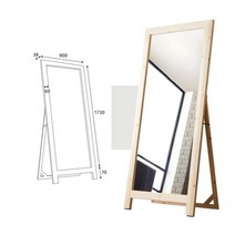 의류매장 특수거울 900 전신거울+스탠드 홈퍼니싱 샵, 색상_내추럴, 상세페이지 참조
