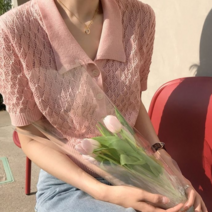 [3컬러인기] 코튼캔디 여름니트 화이트 반팔 펀칭가디건