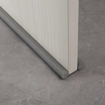 유연한 도어 하단 씰링 스트립 방풍 먼지 스토퍼 가드 비 Weatherstrip 소음 감소 절연체 실러 홈 하드웨어, 04 GRAY_01 93CM