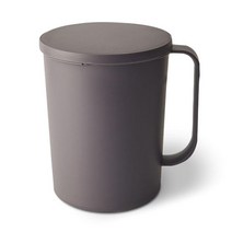 비움스 음식물쓰레기통 2L, 다크그레이_162 x 173 mm