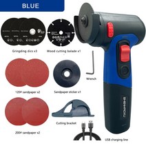 샌딩기 전동드릴사포 스핀들샌더 무선 원형 에어 미니 벨트 샌딩기 shenhaoxu 앵글 그라인더 샌더 usb 충전식 리튬 배터리 연마 기계 연마 절단 diy 전동 공구, 빨간색