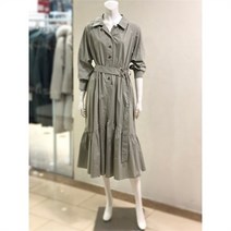 셀러허브 1 아이엠미스틱 세이브존01 게더 주름 롱 원피스(2color) MOP0501