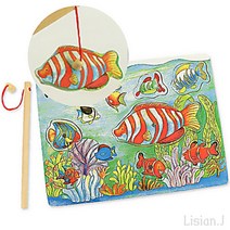 리시안제이 자석 낚시 놀이 25개월 장난감 아기랑 놀아주기