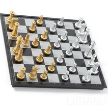 36X36CM 접이식 자석 체스 체스판 휴대용 캠핑놀거리