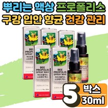 청소년 부모님 노인 혀마름 환절기 구강 목 면역 향균 건강 유지 관리 입냄새 제거 에좋은 액상 프로폴리스 뿌리는 스프레이 면역력 강화 피로 에너지 활력 증진 향균 작용 5개월