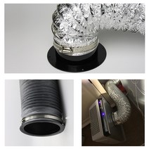 75-200mm ABS 원형 파이프 플랜지 시트 환기 호스 커넥터 팬 주방 시스템 하드웨어, 02 75mm