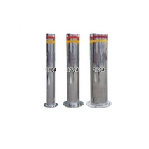 스텐볼라드 스텐일자(앙카식): 165-H1200-2 T SUS 로켓트이동형 회색 U자형 삼각볼라드 우레탄 전선보호대 전선보호 과속방지턱 코너보호대 접착식