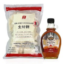 나마 키리모찌 1kg + 캐나다 메이플시럽 250ml 구워먹는 찹쌀떡, 상세페이지 참조