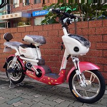 혼다 전기자전거 M6 / 전동자전거 여자스쿠터, 흰색/검정