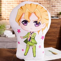 캐릭터쿠션 1+1 죠죠의 기묘한 모험 45cm 애니 굿즈 캐릭터 베개 인형 쿠션 바디필로우, 판나코타 45cm