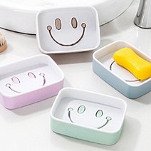 스마일 물빠짐 비누 케이스(HMI35), 블루
