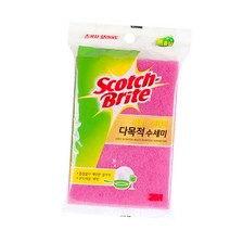 3M 스카치브라이트 다목적수세미 1매입 125x180x10mm_230916EA, 쿠팡 1, 쿠팡 1