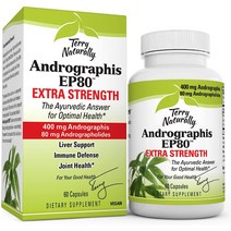 테리내츄럴리 천심련 안드로그라피스 추출물 EP80 엑스트라 스트렝스 베지캡슐 60정, 60개입 x 1개, 1개
