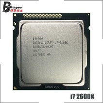 인텔 코어 i72600K i7 2600K 3.4 GHz 쿼드 CPU 프로세서 8M 95W LGA 1155, 한개옵션0