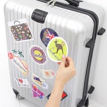 TCUBE - 빅사이즈 여행가방 데코 스티커 - 25종 (50 x 70cm)