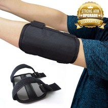 골프 팔꿈치아대 스윙밴드 팔꿈치스윙 엘보우 밴드 0.3652ea, SH_ 팔꿈치교x정기-밴드_블랙