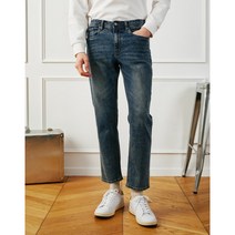 헤지스 남성 TAPERED 중청 워싱 스트레치 데님 HZPA3B260N2