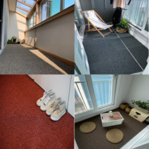 타이탄 잘라쓰는 DIY 현관 매장 사무실 업소용 출입구 발코니 신발장 롤 바닥 베란다 코일 매트, 그레이(그레이+블랙투톤), 내부용 두께20mm(60X1cm)