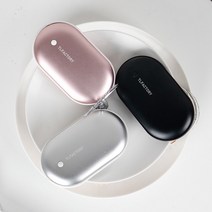 티엘팩토리 충전식 손난로 보조배터리 5000mAh 대용량, 티엘팩토리 충전식 손난로 실버+사은품