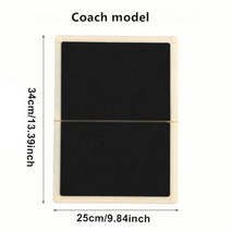 격파 송판 벽돌 용품 태권도 taekwondo break board high strength plastic reusable professional board kids 가라테, 블랙 1 개