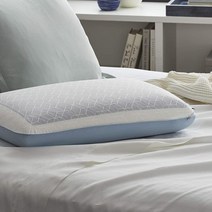 Sealy DuoChill 쿨링 메모리폼 베개 표준 화이트, pillow