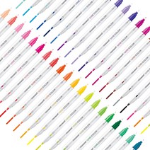 [동화오피스] 모나미 라이브칼라 트윈타입 낱색 색상선택 - 수성사인펜, 18.에메랄드그린