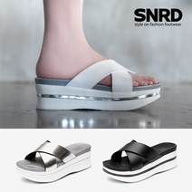 에스엔알디 여성화 키높이 통굽 슬리퍼 SN235