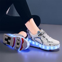 LED 바퀴달린신발 휠리스 힐리스 인라인 롤러 운동화 신발 롤러슈즈, 956 핑크, 41