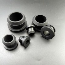 검정색 4.5mm-50.6mm 실리콘 고무 스냅 온 그로멧 구멍 플러그 엔드 캡 마개 와이어 케이블 보호 부시, 49 5.5mm(Bore 3mm)10pcs