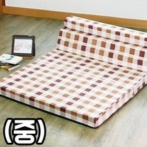 5단 BYK 접이식매트리스 접이식침대 (중) 사각체크, 신디cp 본상품선택