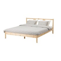FJELLSE 원목침대 퀸 매트리스 풀세트/갈빗살포함, 비카 FJELLSE 퀸침대  풀세트