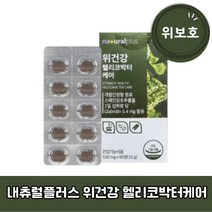 내츄럴플러스 위건강 헬리코박터 케어 감초추출물 위보호 중장년층 식약처인증 33g, 60정×1개