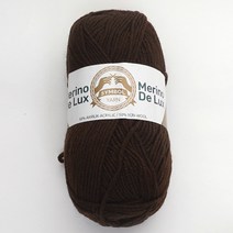 삼남뜨개실 메리노디럭스 10+1 울실 의류실 목도리실 겨울실, Merino DeLux, 33 브라운