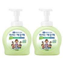 아이깨끗해 핸드워시 청포도, 490ml, 2개