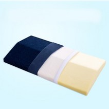 목주름베개 코골이방지베개 잠잘오는 승모근 베개 새로운 임신 허리 대나무 숯 느린 리바운드 메모리 폼 수면 백 자궁 경부 건강 통증 완화, 네이브 블루, 60x24cm